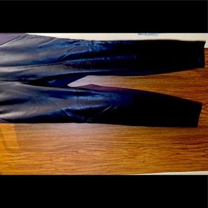 NY&Co. Faux Leather Black Pants Size S